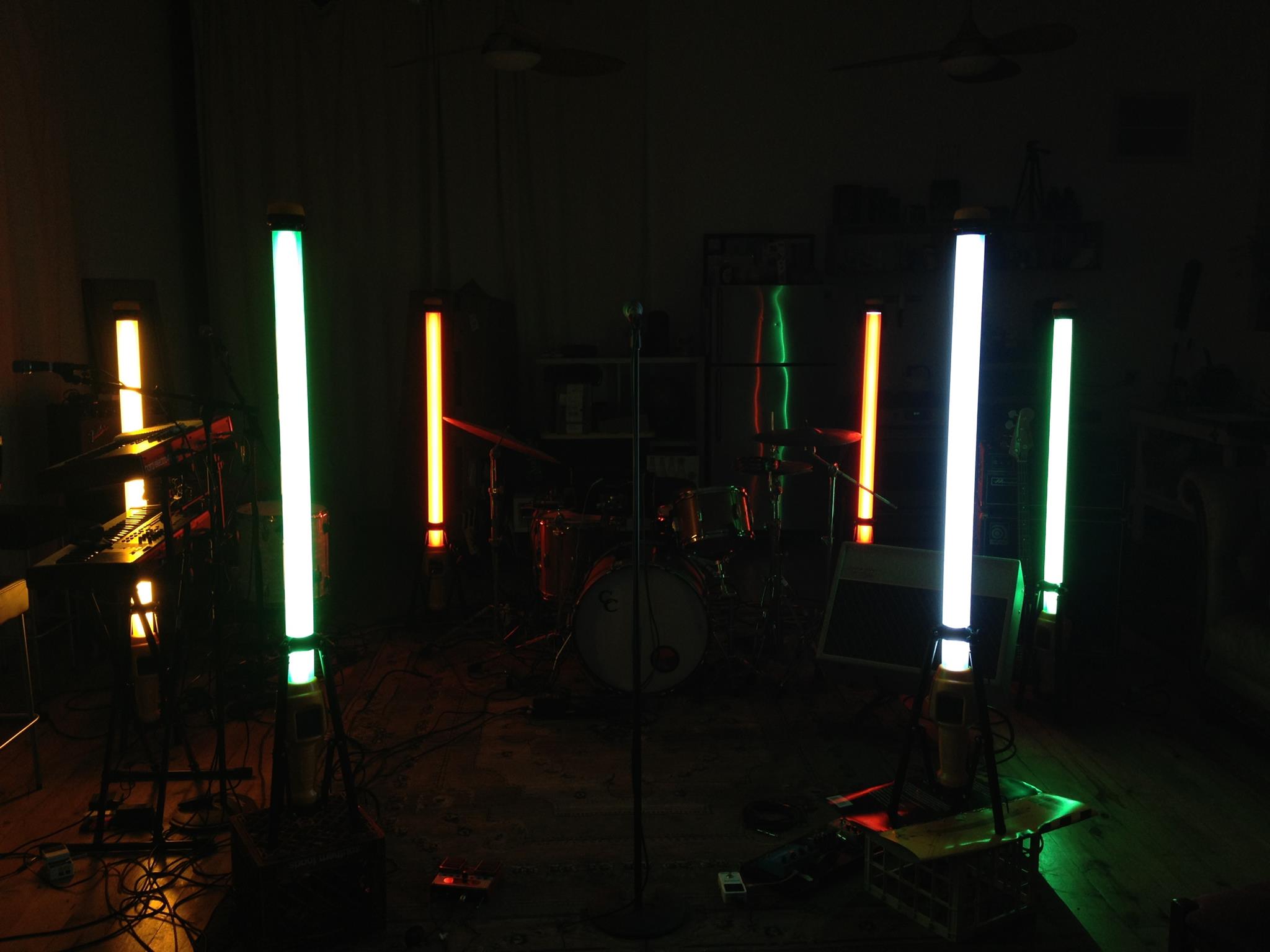 lights in the rehearsal room